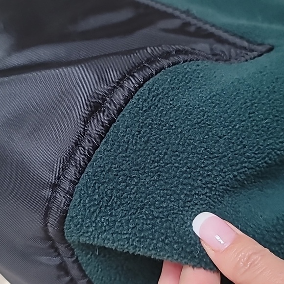 Sportif USA Outdoor Fleece Spot Jacket Green Size Small - Picture 5 of 10